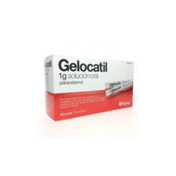 Gelocatil 1 g solucion oral 10 sobres